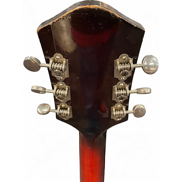 Vintage 1960s Harmony H75 Sunburst Hollow Body Electric Guitar