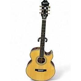 Used Epiphone PR5E Natural Acoustic Electric Guitar