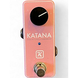 Used Keeley Mini Katana Clean Boost New Light Pink Effect Pedal