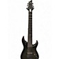 Used Schecter Guitar Research HELLRAISER HYBRID C-8 Trans Black Solid Body Electric Guitar thumbnail