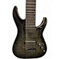 Used Schecter Guitar Research HELLRAISER HYBRID C-8 Trans Black Solid Body Electric Guitar
