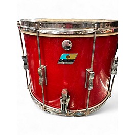 Used Ludwig 15in Marching Snare Red Sparkle Drum