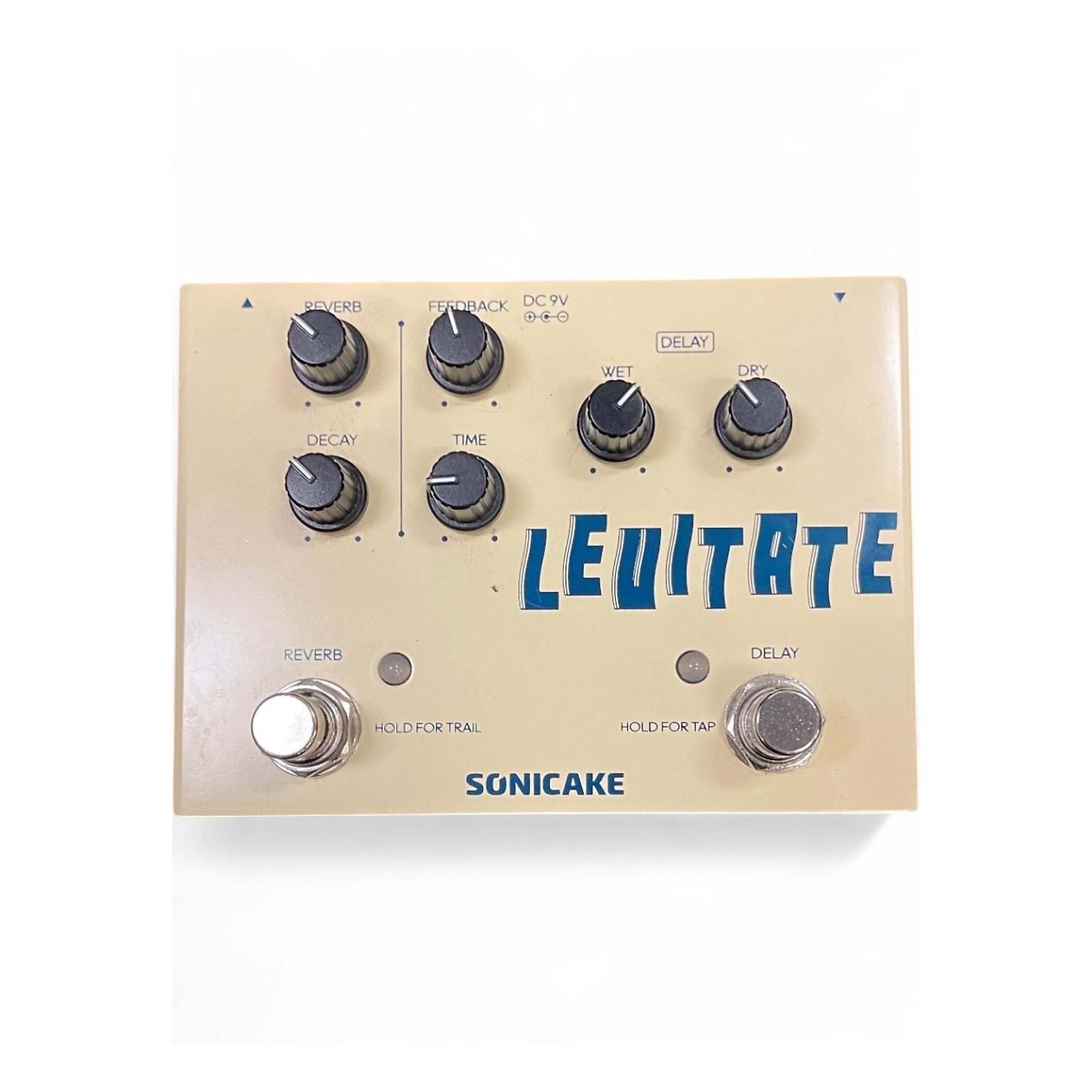 SONICAKE Levitate - Delay Reverb 2 in 1 Guitar Effects Pedal