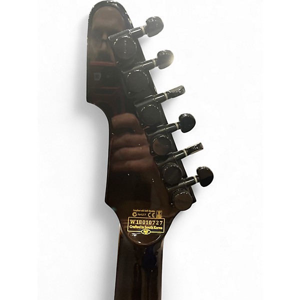 Used Schecter Guitar Research e1 snow leopard Solid Body Electric Guitar