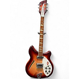 Used Rickenbacker 360 3 Tone Sunburst Hollow Body Electric Guitar