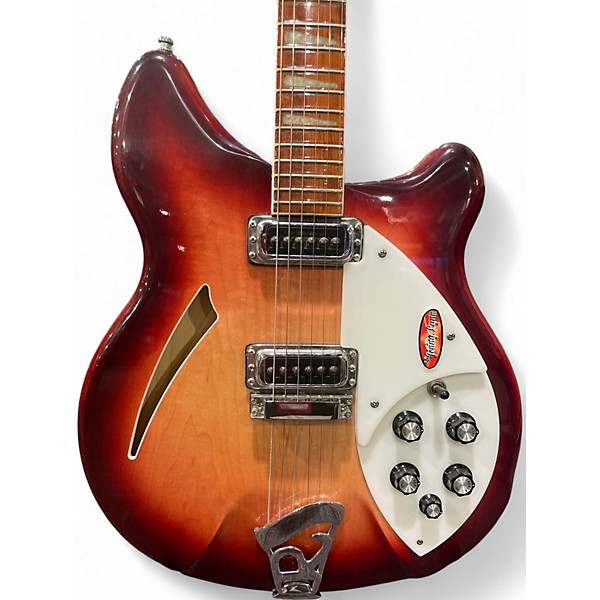 Used Rickenbacker 360 3 Tone Sunburst Hollow Body Electric Guitar