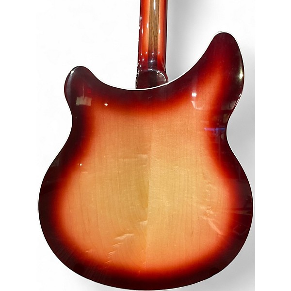 Used Rickenbacker 360 3 Tone Sunburst Hollow Body Electric Guitar