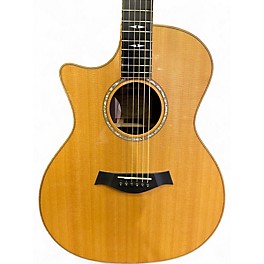 Used Taylor 814CE Left Handed Natural Acoustic Electric Guitar