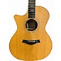 Used Taylor 814CE Left Handed Natural Acoustic Electric Guitar thumbnail