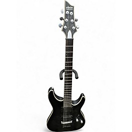 Used Schecter Guitar Research C1 Platinum Satin Black Solid Body Electric Guitar