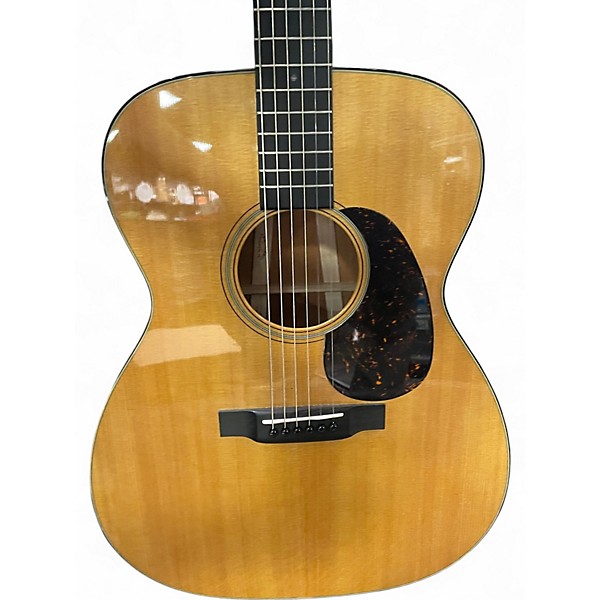 Used Martin 0000-18 Natural Acoustic Guitar
