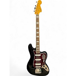 Used Squier Classic Vibe Bass VI Black Electric Bass Guitar