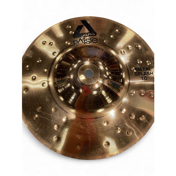 Used Paiste 10in Alpha Metal Splash Cymbal