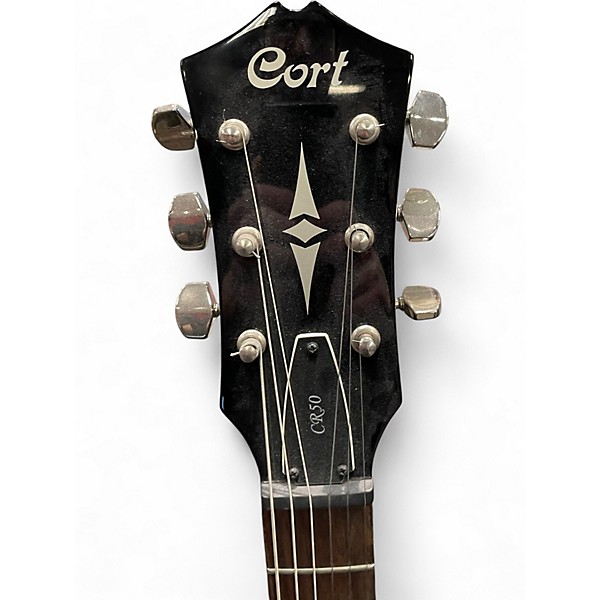 Used Cort CR50 Black Solid Body Electric Guitar