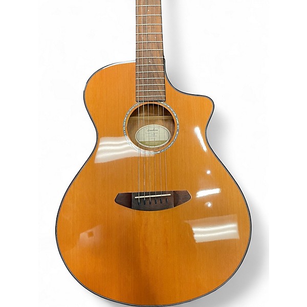 Used Breedlove Pursuit Nylon Natural Classical Acoustic Electric Guitar