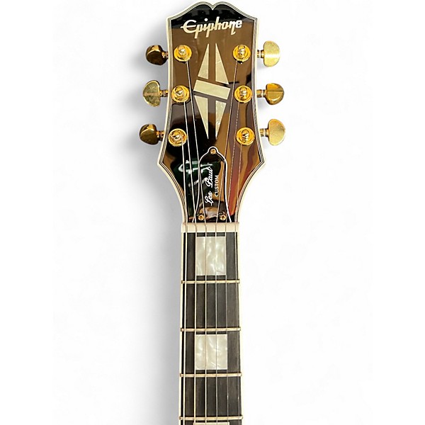 Used 2020 Epiphone LES PAUL CUSTOM KOA Natural Solid Body