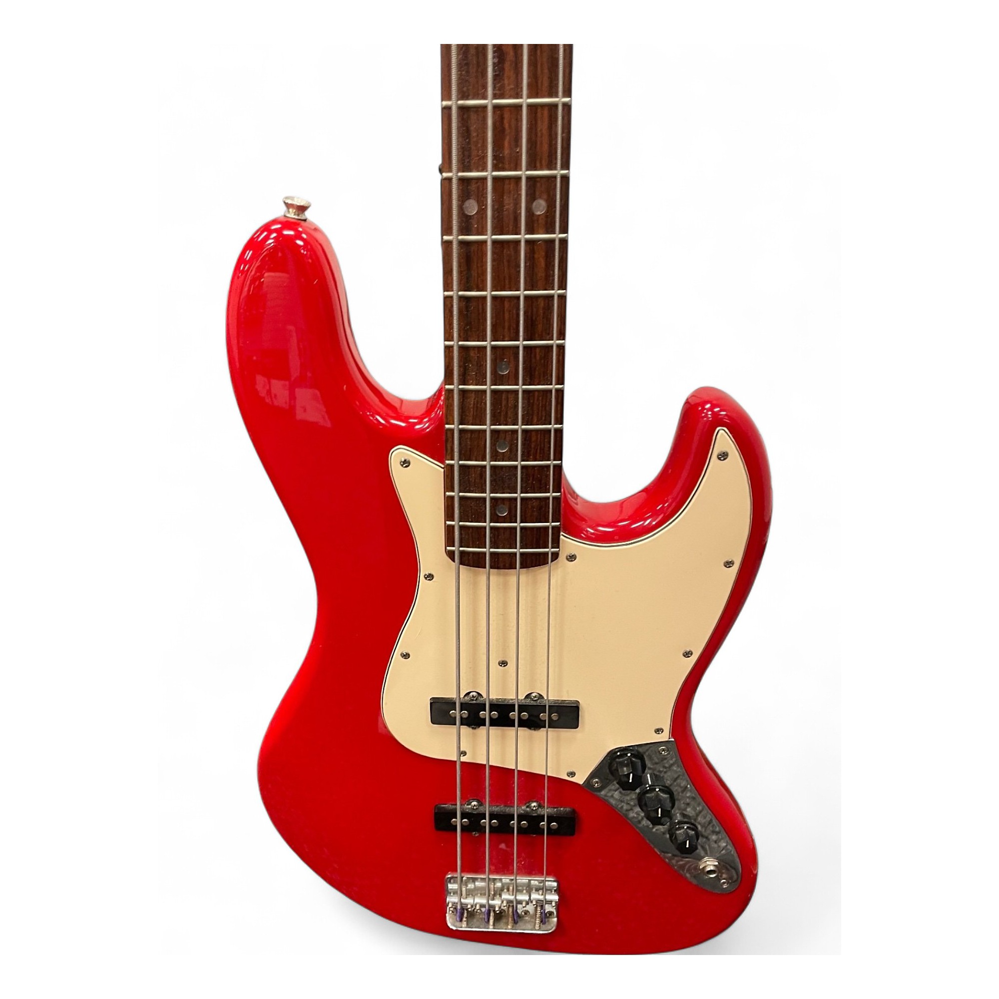 Used Fernandes J-Model red Electric Bass Guitar red | Guitar