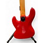 Used Fernandes J-Model red Electric Bass Guitar