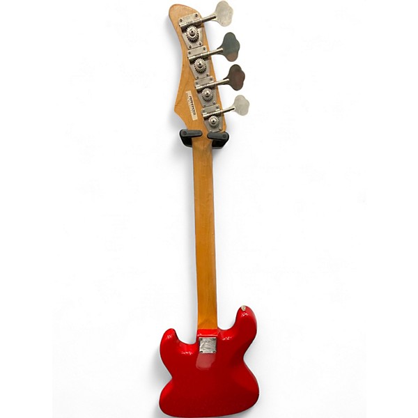 Used Fernandes J-Model red Electric Bass Guitar