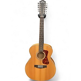 Used Guild F-25-12E Natural 12 String Acoustic Electric Guitar