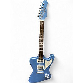 Used Hard Luck Kings SPIDER Pelham Blue Solid Body Electric Guitar