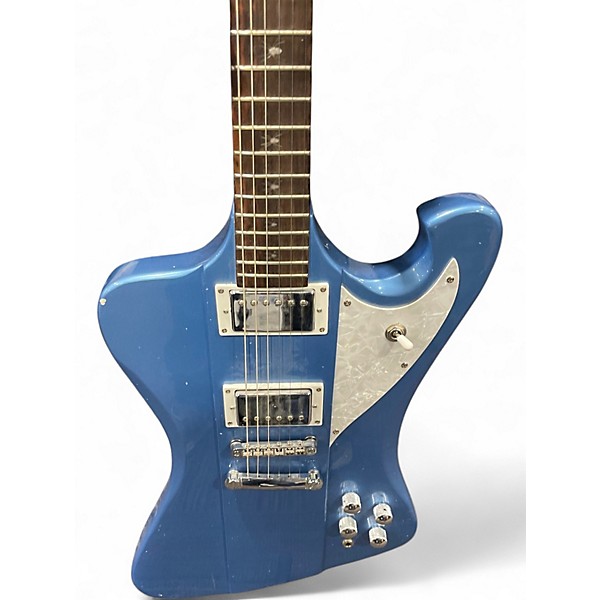 Used Hard Luck Kings SPIDER Pelham Blue Solid Body Electric Guitar