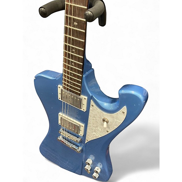 Used Hard Luck Kings SPIDER Pelham Blue Solid Body Electric Guitar