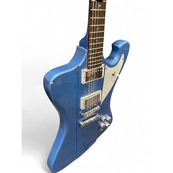 Used Hard Luck Kings SPIDER Pelham Blue Solid Body Electric Guitar