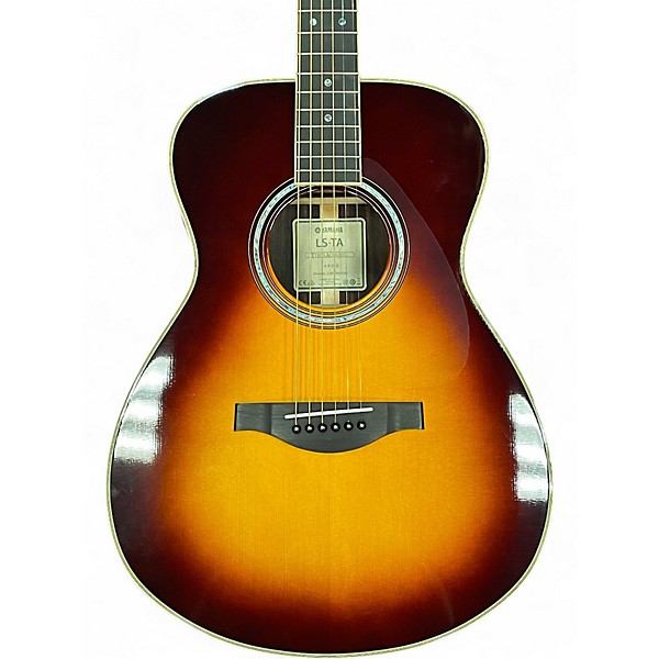 Used Yamaha LSTA 2 Color Sunburst Acoustic Electric Guitar