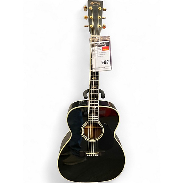 Vintage 1996 Martin J40BK Black Acoustic Guitar