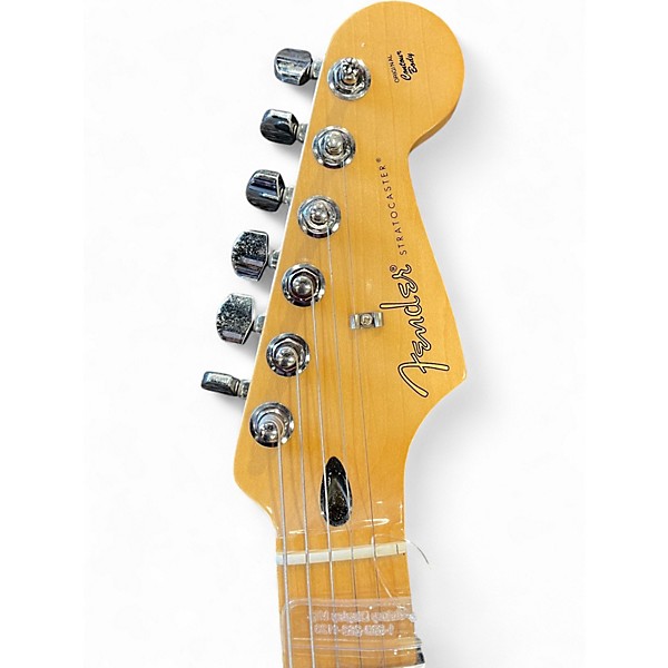 Used Fender Player Stratocaster Black Solid Body Electric Guitar