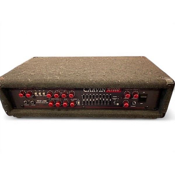 Used Carvin R1000 Red Line Bass Amp Head
