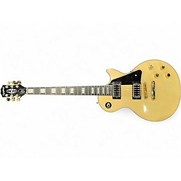 Used Epiphone LES PAUL CUSTOM BLACKBACK Antique Ivory Solid Body Electric Guitar