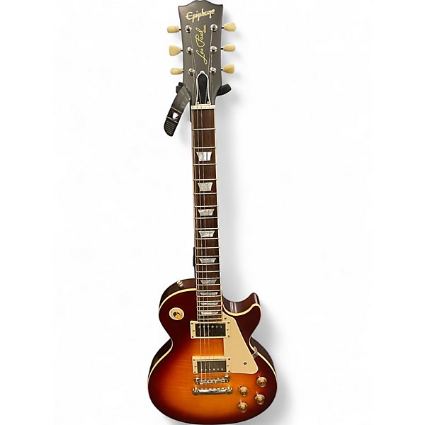Used Epiphone Epiphone Inspired by Gibson 1959 Les Paul Standard 2 Tone Sunburst Solid Body Electric Guitar