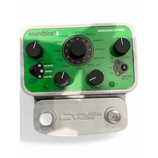 Used Source Audio Soundblox 2 Demension Reverb Effect Pedal