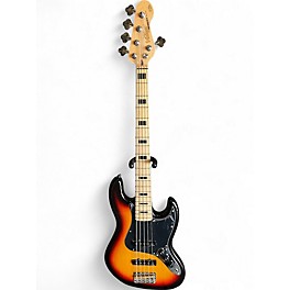 Used Vintage VJ75 3 Color Sunburst Electric Bass Guitar