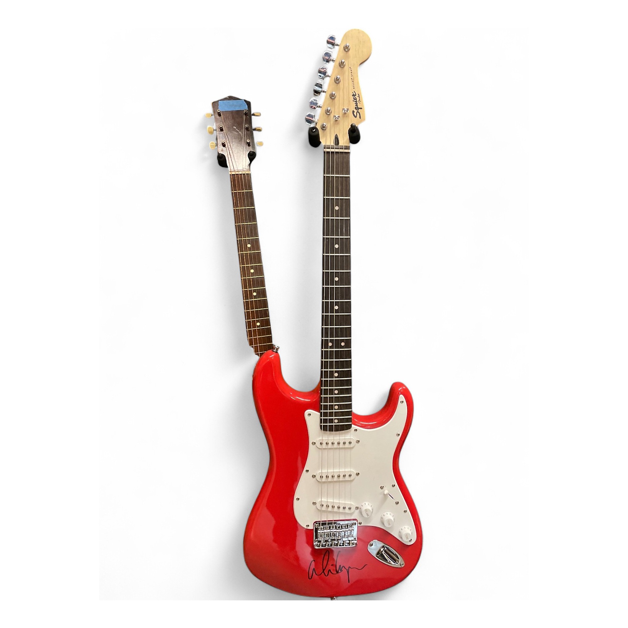 Used Squier Bullet Stratocaster Red Solid Body Electric