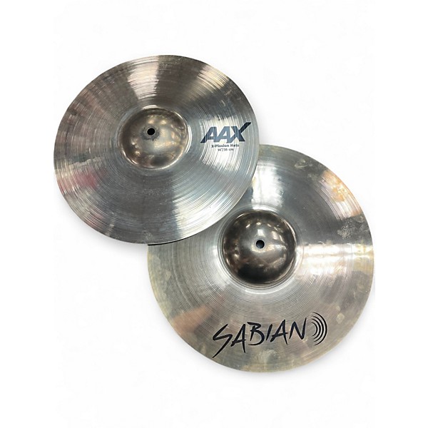 Used SABIAN 14in AAX XPLOSION HATS Cymbal
