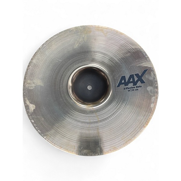 Used SABIAN 14in AAX XPLOSION HATS Cymbal