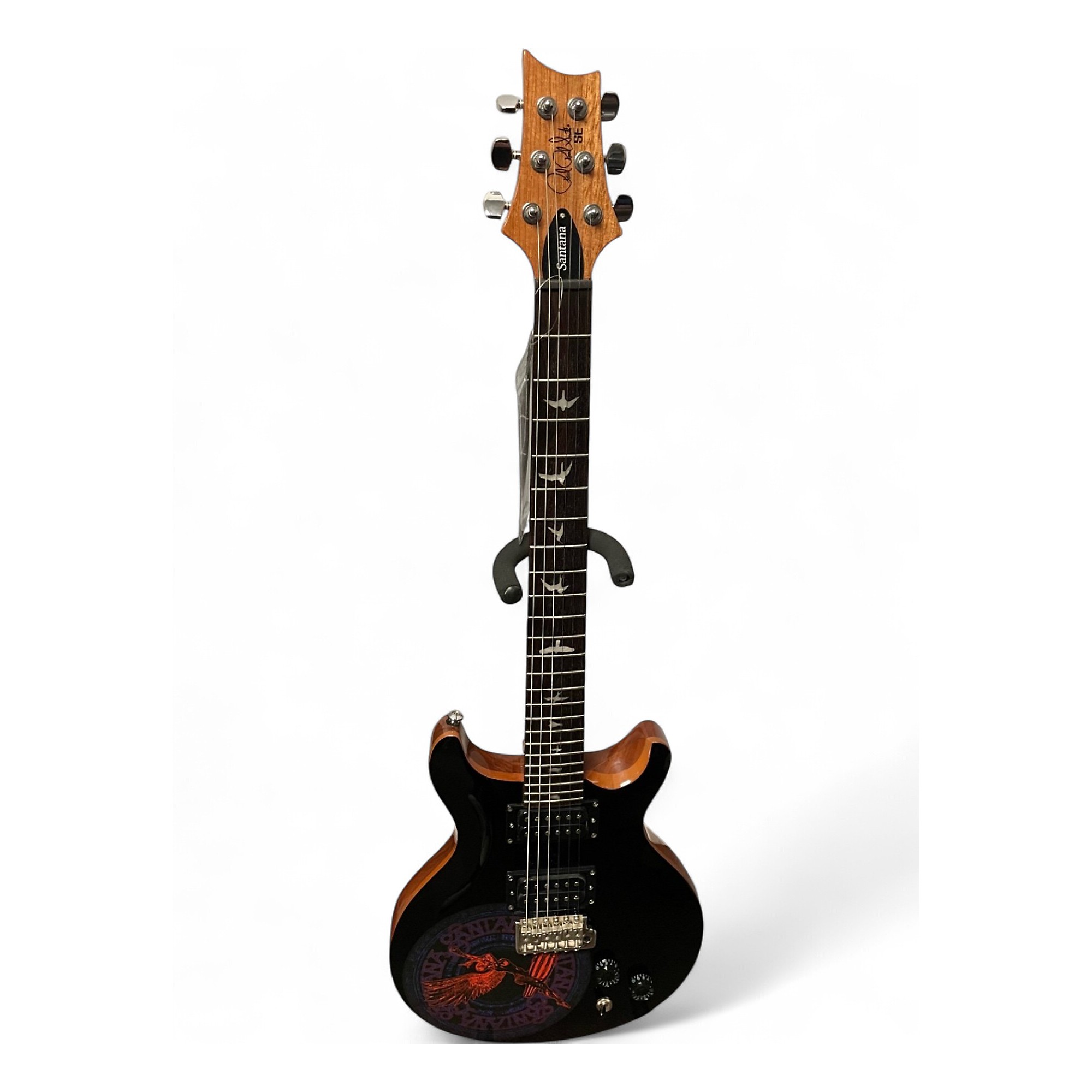 Used PRS SE SANTANA ABRAXAS Black Solid Body Electric Guitar