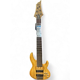 Used ESP LTD B206SM 6 String Natural Electric Bass Guitar
