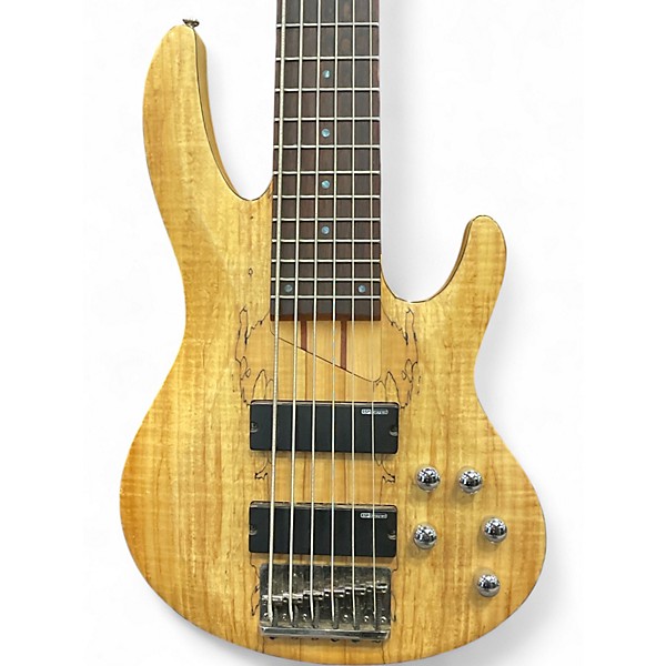 Used ESP LTD B206SM 6 String Natural Electric Bass Guitar