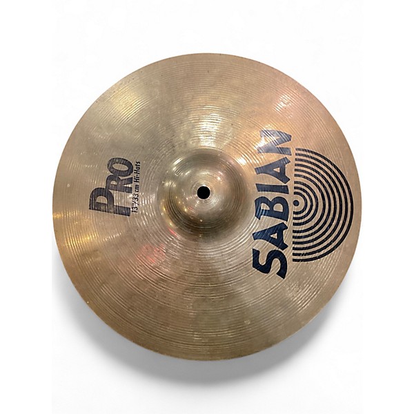 Used SABIAN 13in B8 Pro Hi Hat Pair Cymbal