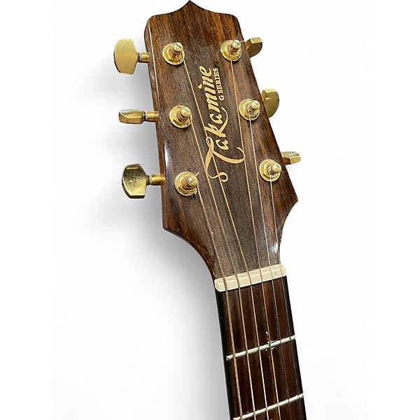 Used Takamine EC340C Natural Acoustic Electric Guitar