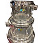 Used Ludwig 5 Piece Vistalite Clear Drum Kit