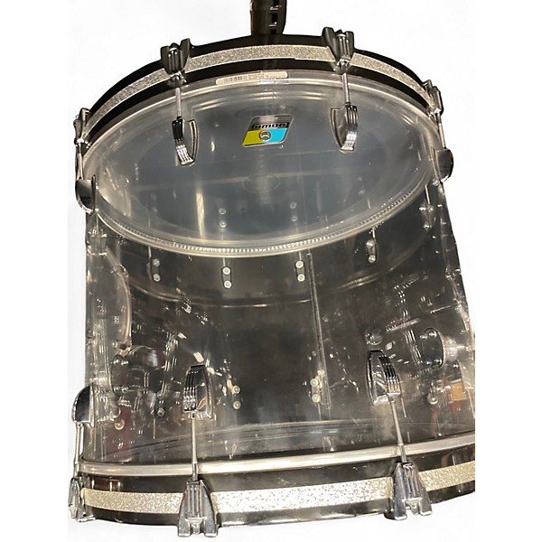 Used Ludwig 5 Piece Vistalite Clear Drum Kit