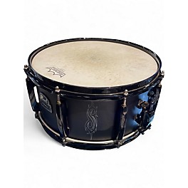 Used Pearl 5.5X13 Joey Jordison Signature Snare Black Drum