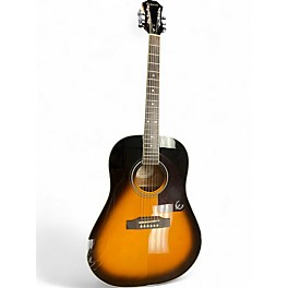 Used Epiphone AJ200S Tobacco Burst Acoustic Guitar