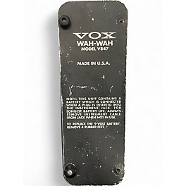Used VOX V847 Reissue Wah Effect Pedal