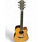 Used Lag Guitars TRAMONTANE Natural Acoustic Electric Guitar thumbnail